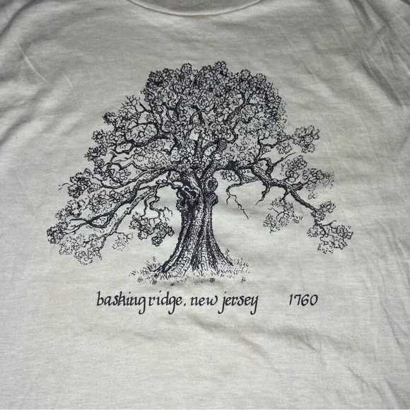 Vintage 1990’s Hanes 50/50 Single Stitch T Shirt  The Old White Oak Tree . - Picture 3 of 6